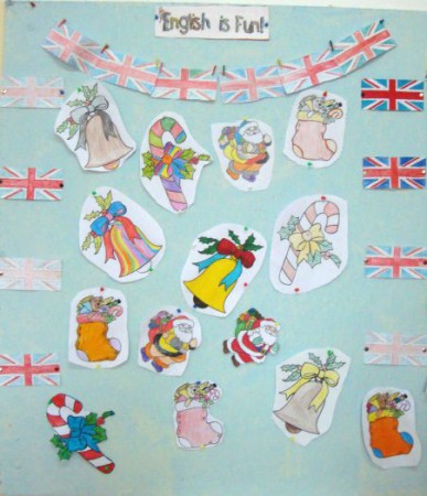 Atividades de Natal nas aulas de inglês da EB de VVF